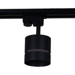 Трековый однофазный светильник Reluce 53017-9.3-001MN GX53 BK