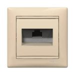 Розетка компьютерная RJ45 Legrand Valena 5e кат UTP с захватами белая 774230