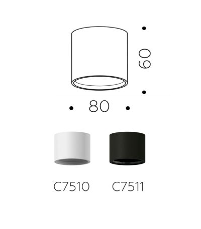 Корпус светильника накладной Ambrella Light DIY Spot C7510