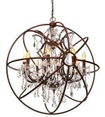 Подвесная люстра LOFT IT Foucaults orb crystal Loft1897/6
