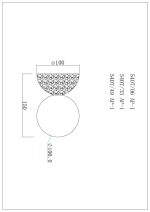 Бра Divinare Milano 5407/33 AP-1