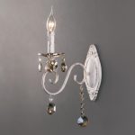 Бра Eurosvet 10104/1 белый с золотом/тонированный хрусталь Strotskis