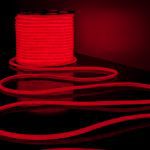 Светодиодный гибкий неон Elektrostandard 220V 9,6W 144Led 2835 IP67 круглый красный, 50 м 4690389134715
