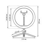 Настольная лампа Gauss Ring Light RL002