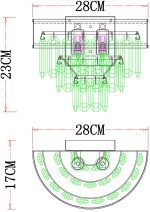 Бра Arte Lamp Diadem A1002AP-2CC