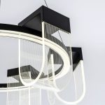 Подвесная люстра LED4U L7707-600 BK