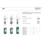 Лампа светодиодная Saffit SBC3711 Свеча E14 11W 2700K 55131