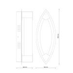 Настенный светильник Lucia Tucci Modena W172.1 Large LED400