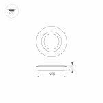 Накладка Arlight ART-Deck-Cap-Flat-R50 024927