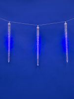 Светодиодная гирлянда (11125) Uniel занавес Сосульки 220V синий ULD-E3005-300/DTK BLUE IP44 ICICLE