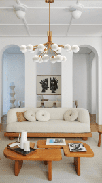 Люстра на штанге Milosh Tendence Lola 0856CL-18CO