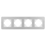 Рамка на 4 поста алюминиевая Arlight FRM-AKIRY-AL-4-SR 049731