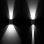 Уличный настенный светильник Arlight LGD-WALL-VARIO-S104x129-2x6W Warm2700 052704