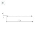 Экран Arlight TOP-LINIA140-С-2000 ANOD 016985