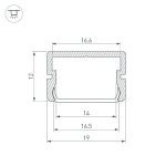 Алюминиевый профиль Arlight SILER-3000 ANOD 045498