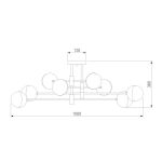 Потолочная люстра Eurosvet Nuvola 70129/8 хром