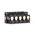 Лампа светодиодная филаментная Gauss E27 10W 2700К матовая 102202110