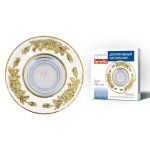 Встраиваемый светильник Fametto Arno DLS-A105 GU5.3 Chrome/Beige+Gold