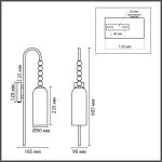 Бра Lumion Neoclassi Tracy 8270/1W