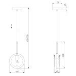 Подвесной светильник Eurosvet Gallo 50121/1 белый