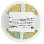 Светодиодная лента Feron LS532 24В 2110 12Вт/м 3000К 5м IP20 51844