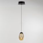 Подвесной светильник Delight Collection MD25090022-1A matt black/champagne