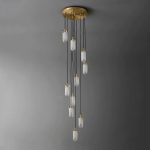 Каскадная люстра DeLight Collection Sorno MT9056-10H brass