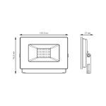Прожектор светодиодный Gauss Elementary 30W 4000К 613100230