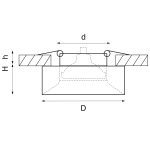 Встраиваемый светильник Lightstar Levigo L01002120 (010021+510020)
