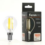 Лампа светодиодная Feron LB-1708 E14 8W 4000K 51260