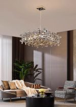 Подвесная люстра Delight Collection P7838-W50 chrome