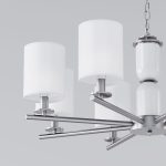 Подвесная люстра Eurosvet Caprera 60146/8 никель Smart a063869