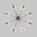 Подвесная люстра Eurosvet Caprera 60146/8 никель Smart a063869