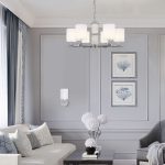 Подвесная люстра Eurosvet Caprera 60146/8 никель Smart a063869