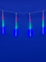 Уличная светодиодная гирлянда (11122) Uniel занавес Падающие звезды 220V разноцветный ULD-E2405-240/DTK MULTI IP44 METEOR