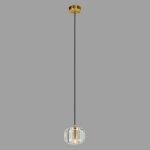 Подвесной светильник Belfast Pansy 6214-1 BR CL