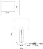 Настольная лампа Freya Riverside FR1007TL-01BS