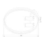 Потолочная люстра Eurosvet Luminari 90247/3 белый/хром Smart