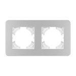 Рамка на 2 поста алюминиевая Arlight FRM-AKIRY-SFAL-2-SR 049737