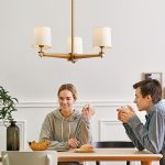 Люстра на штанге ImperiumLoft Stavra Jorgenson Beige/Light Wood 203577-26