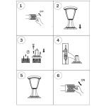 Уличный светодиодный светильник Lightstar Lampione 375970