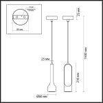 Подвесной светильник Odeon Light Pietra 7010/1A