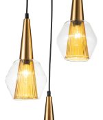 Подвесная люстра Indigo Narciso 13002/3P Black V000145