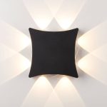 Уличный настенный светодиодный светильник Elektrostandard 1631 Techno LED чёрный 4690389157769