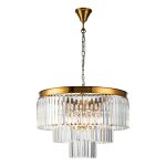 Подвесная люстра iLamp Triumph 7383/8P Brass