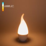 Светодиодная лампа Elektrostandard Свеча на ветру СDW LED D 6W 3300K E14 4690389051173