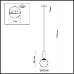 Подвесной светильник Odeon Light Okia 4668/1