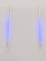 Уличная светодиодная гирлянда (11123) Uniel занавес Падающие звезды 220V синий ULD-E2405-240/DTK BLUE IP44 METEOR