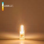 Лампа светодиодная Elektrostandard G4 3W 3300K прозрачная 4690389051692