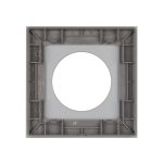 Рамка стеклянная на 1 пост Arlight FRM-GLARE-GC-1-GR 043834